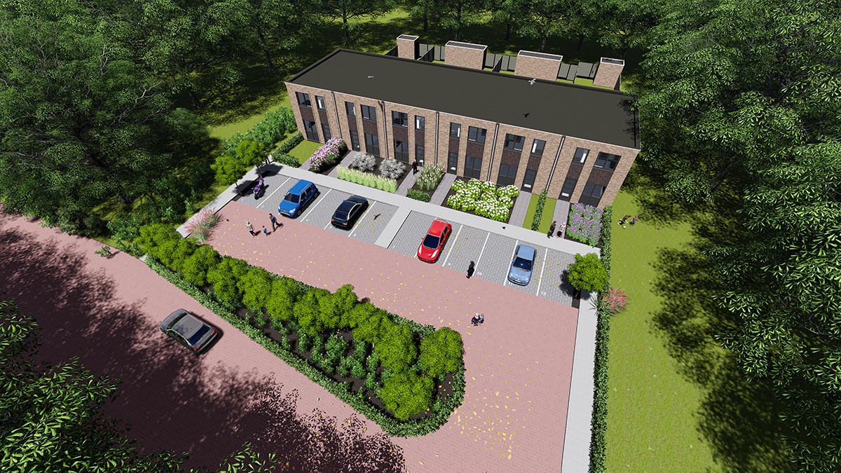 6 woningen, Raed (B.)