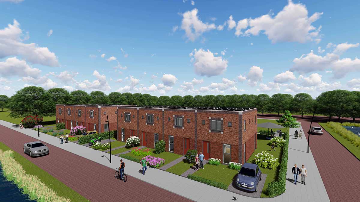 8 woningen, Nieuw Buinen