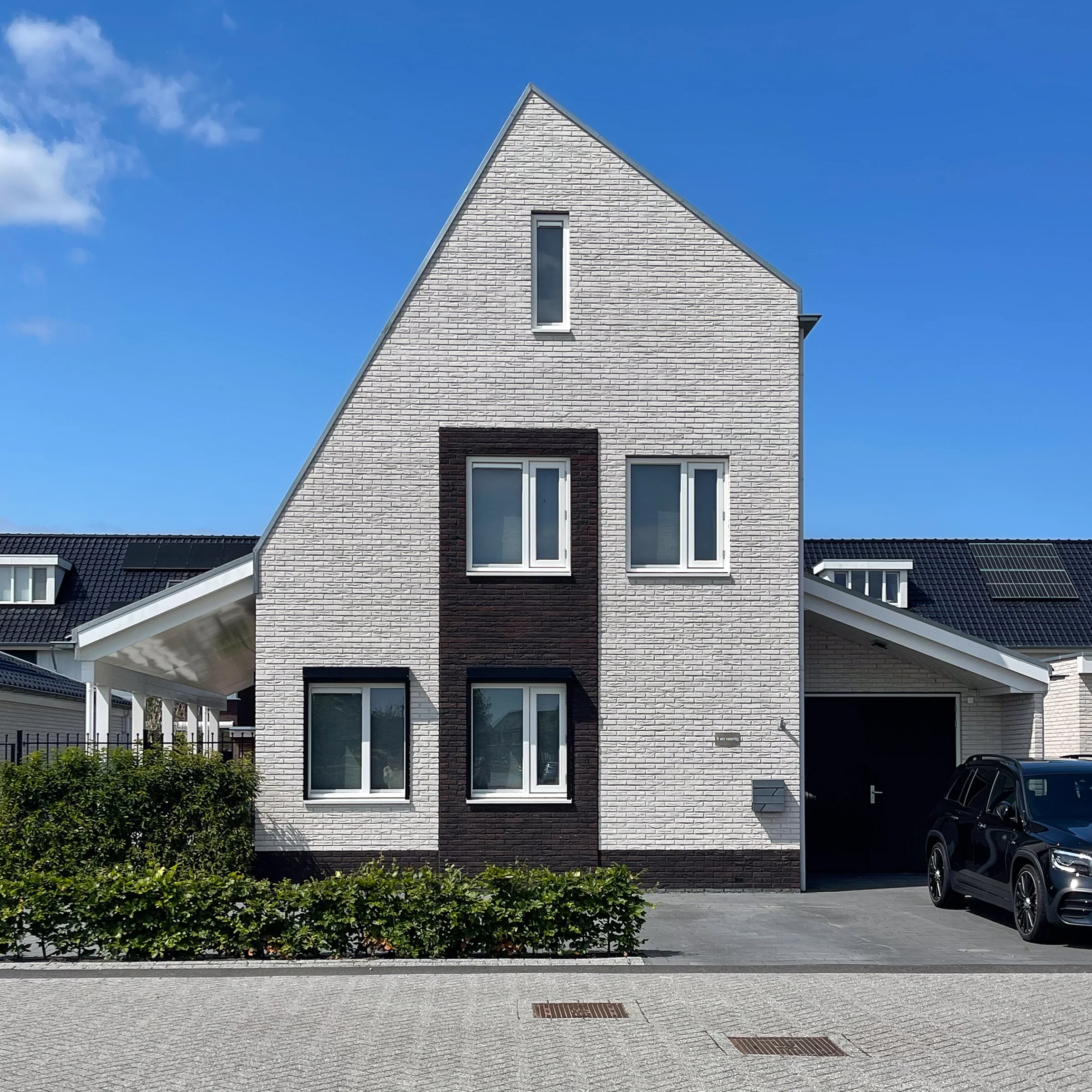 Negen woningen De Gilden — Een duidelijke kopgevel