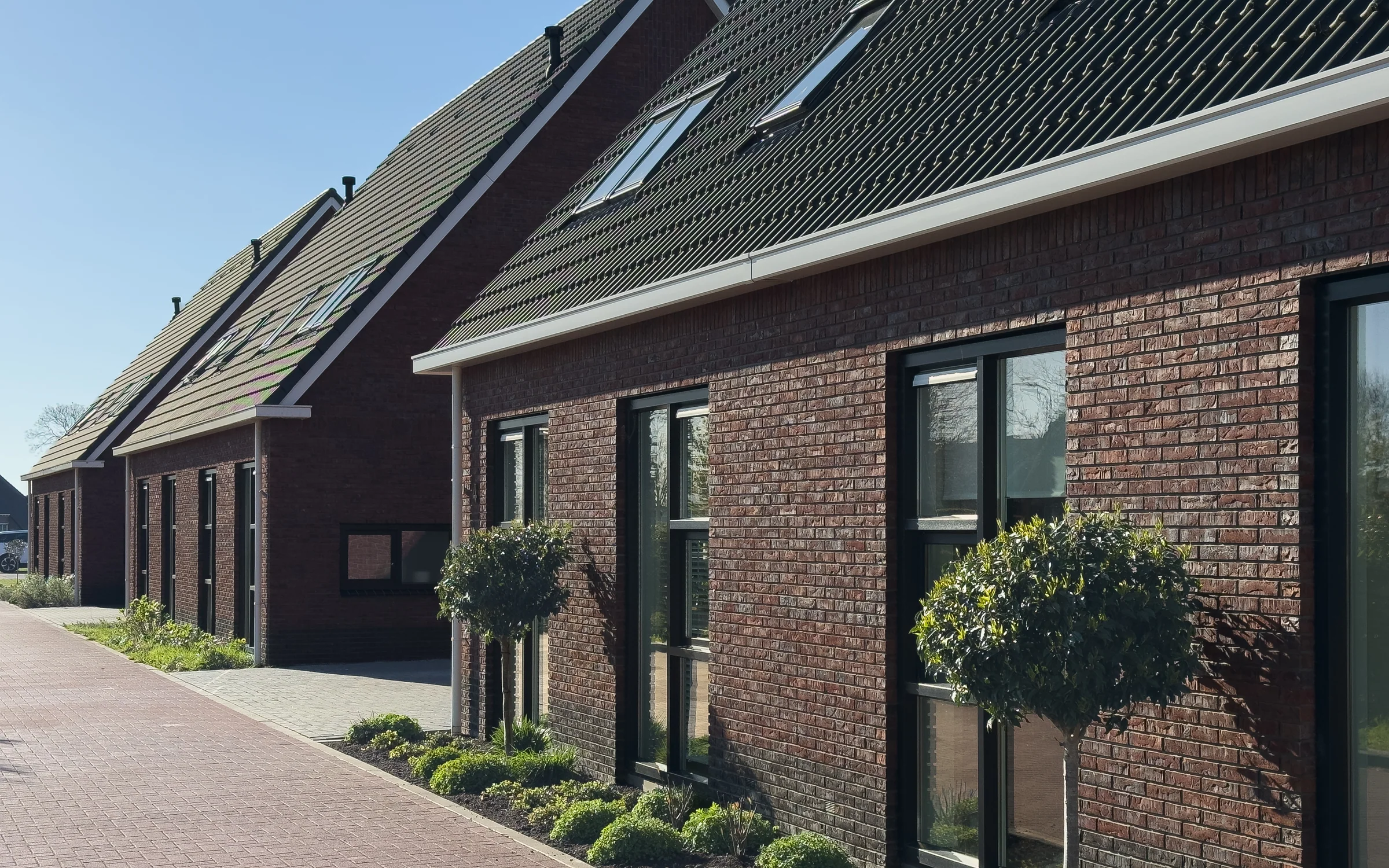 Twaalf woningen Winsum — De voordeur krijgt aandacht