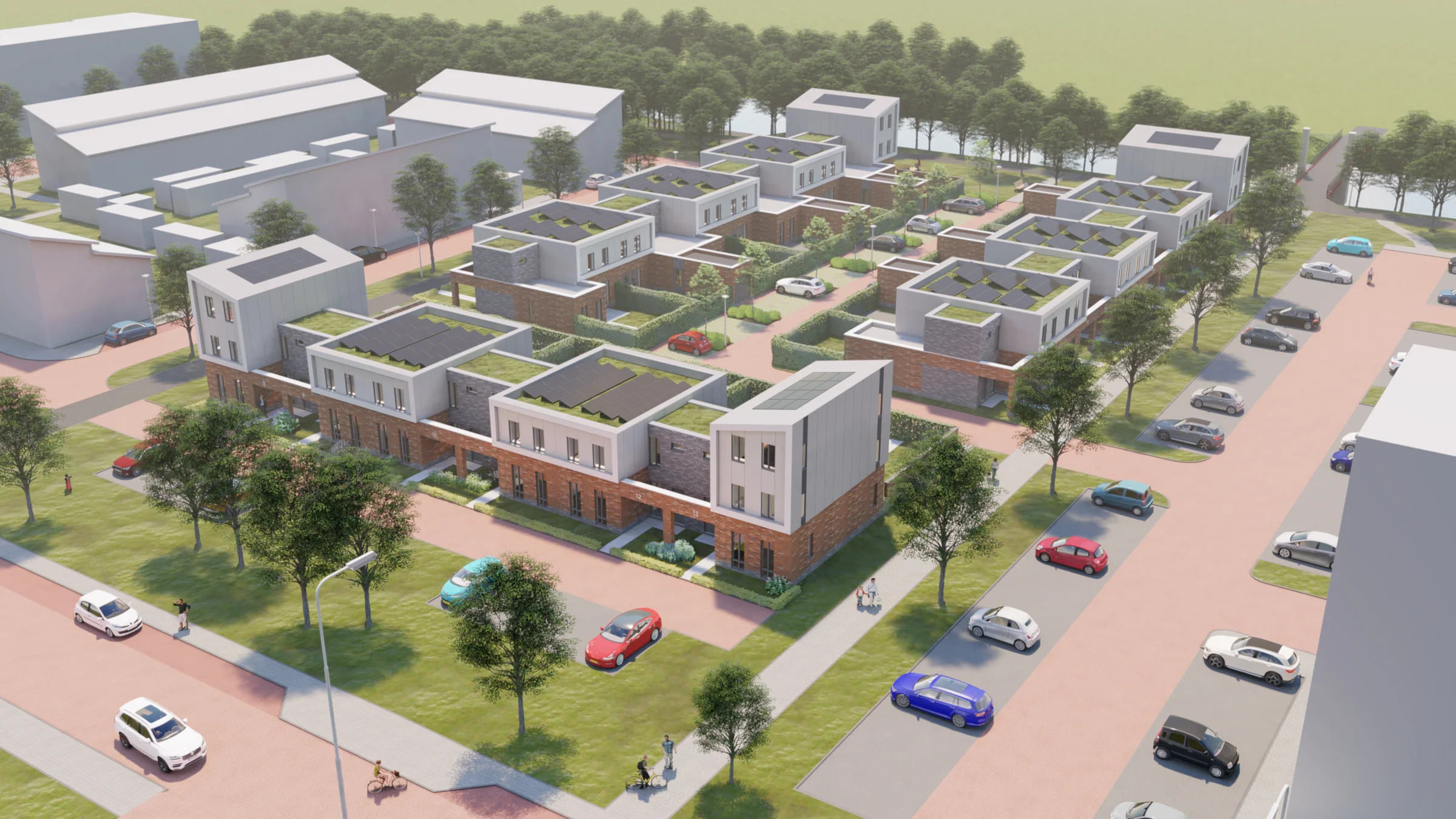 Twintig woningen Jura — Het plan als geheel