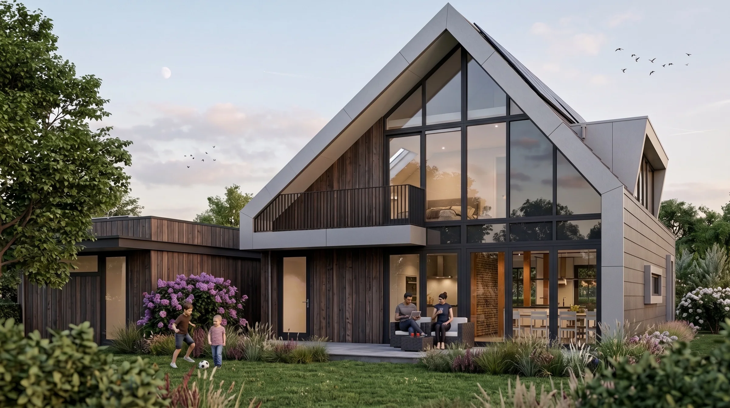 Woonhuis Eelde — De tuin als verlengstuk